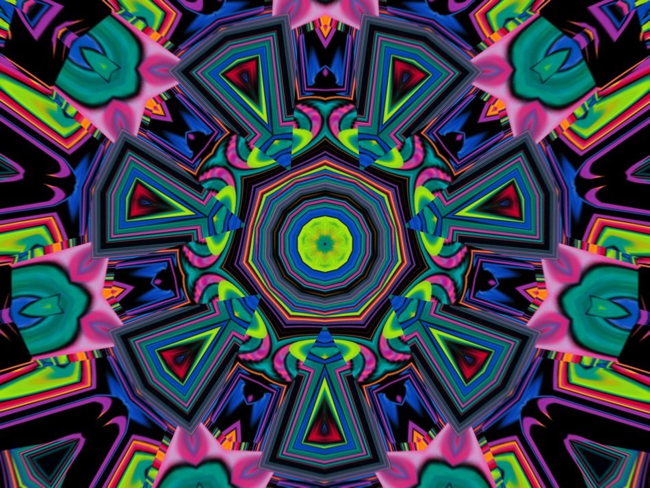 mandala kaleidoscope circle