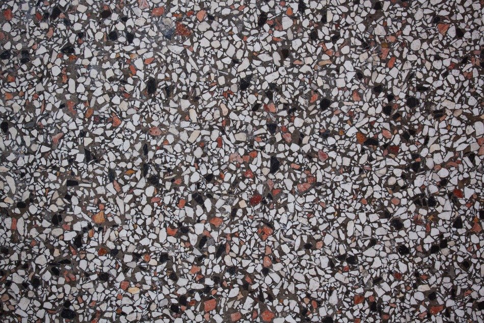 estrazzo floor original pebble rug