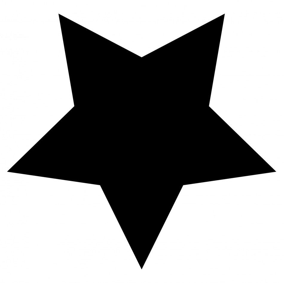 star clipart clip art black
