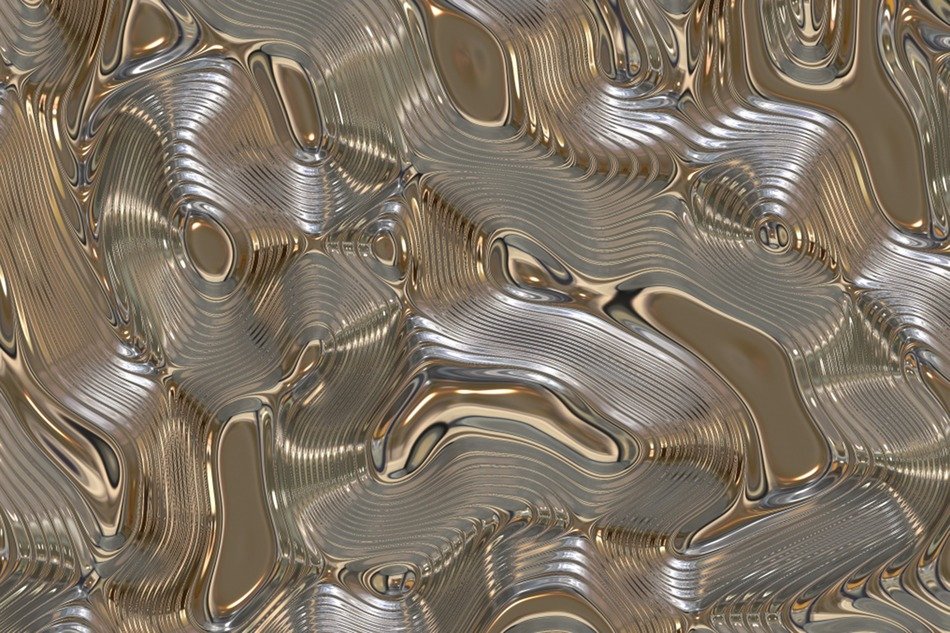 golden metal digital graphic