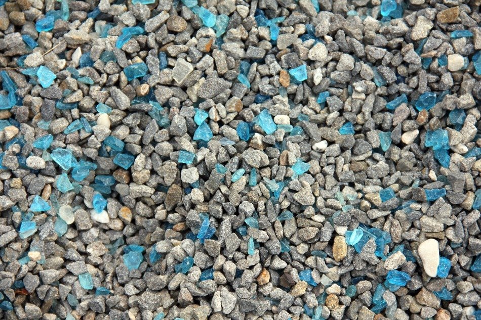stones grey blue background