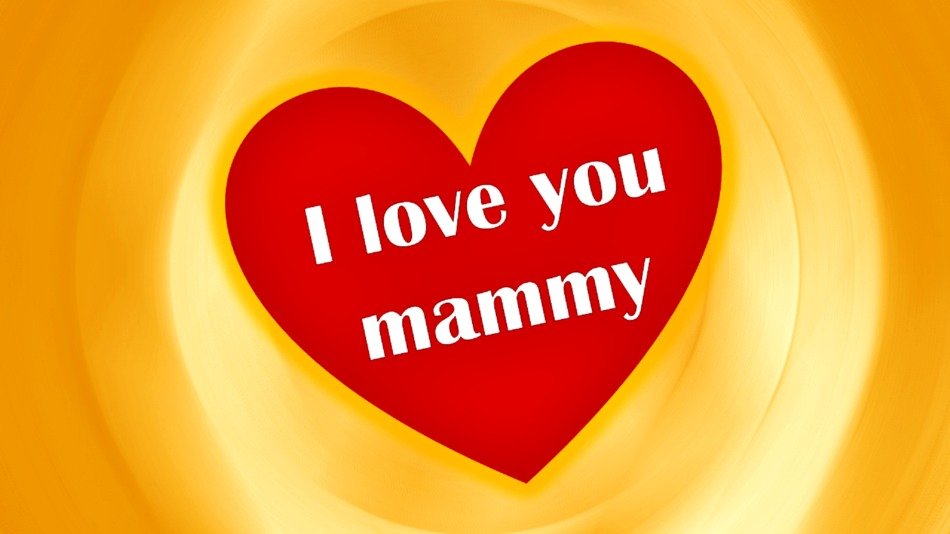 mother day card flower love mom