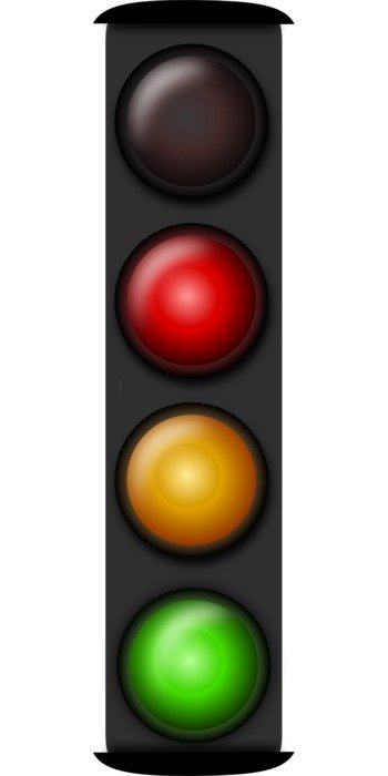 red lights pattern road traffic