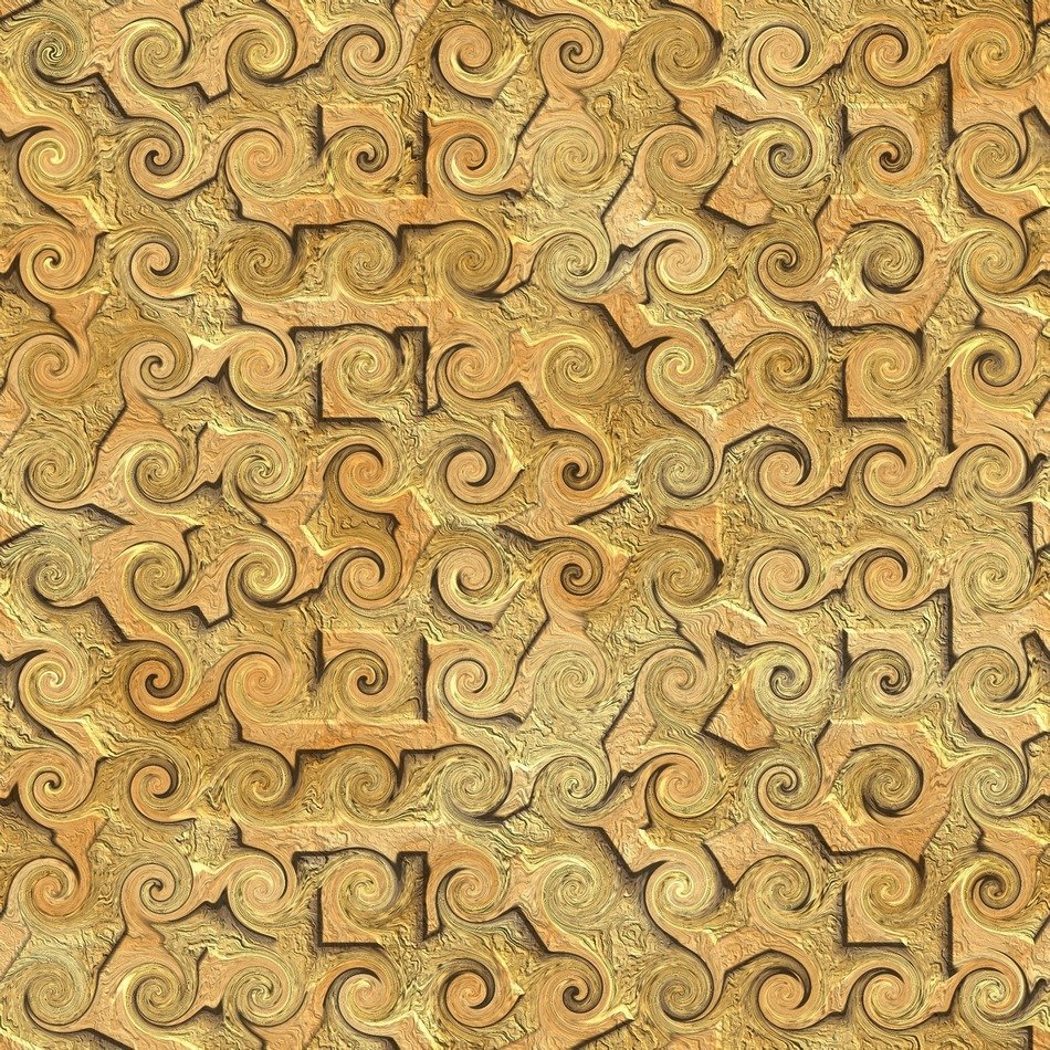 carving pattern curly design