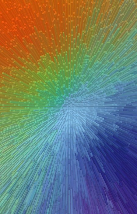 background blue green orange