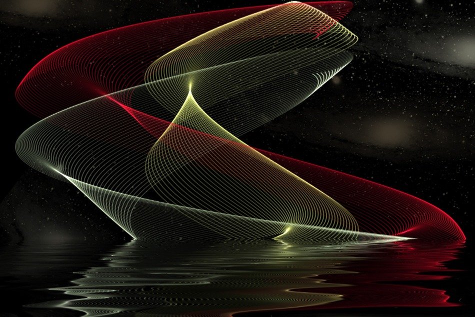 sine dots digital art fractal