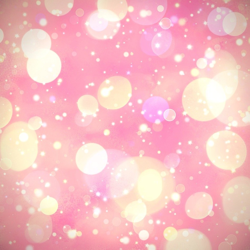 sparkling pink fairy dust bokeh