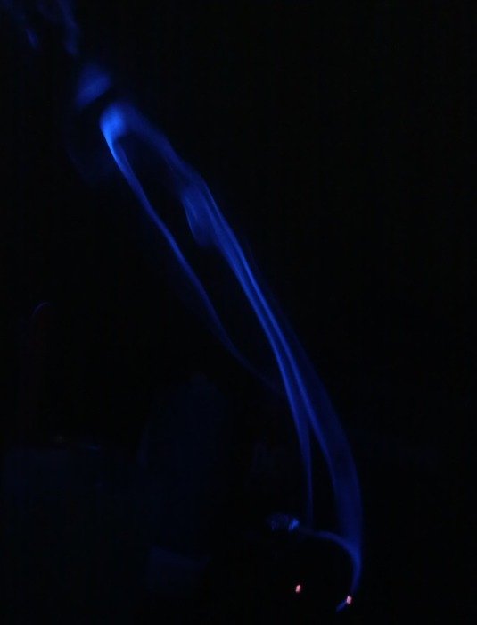 smoke incense burning background