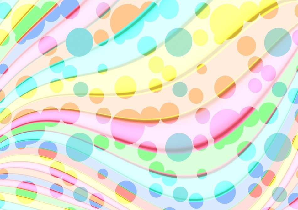 circles light background