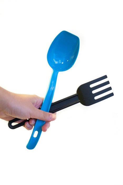 hand kitchen equipment scoop fork