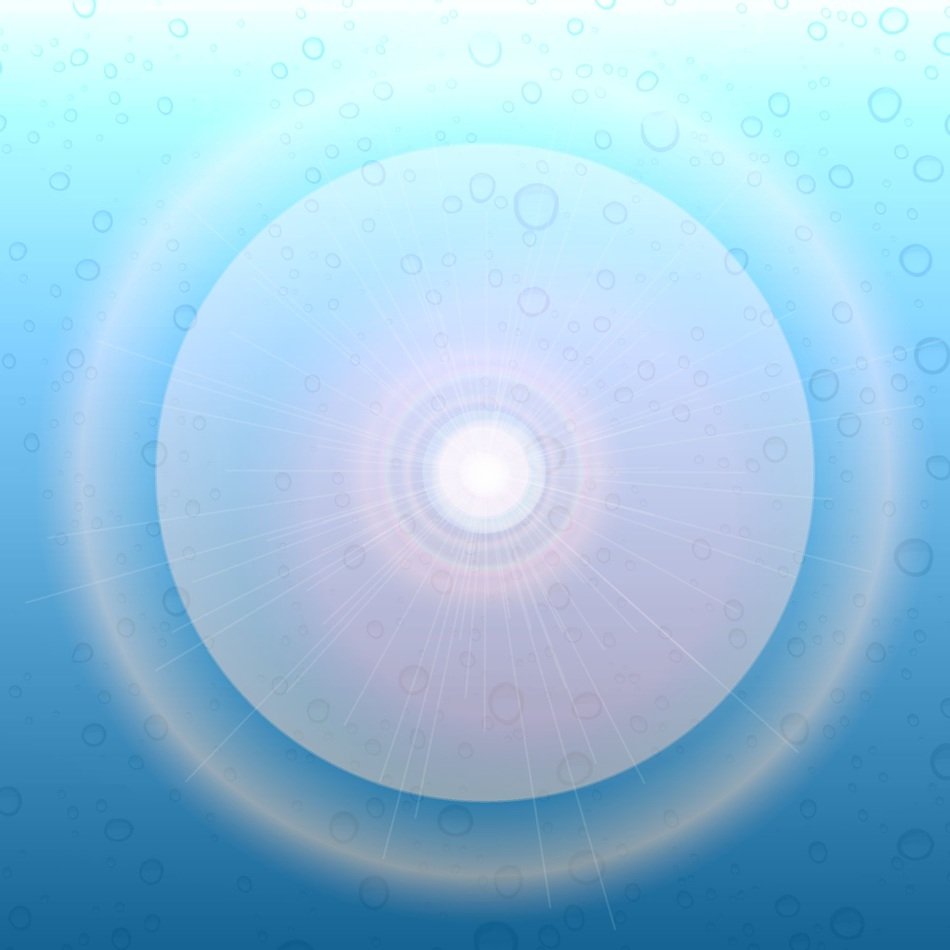 light water bubbles