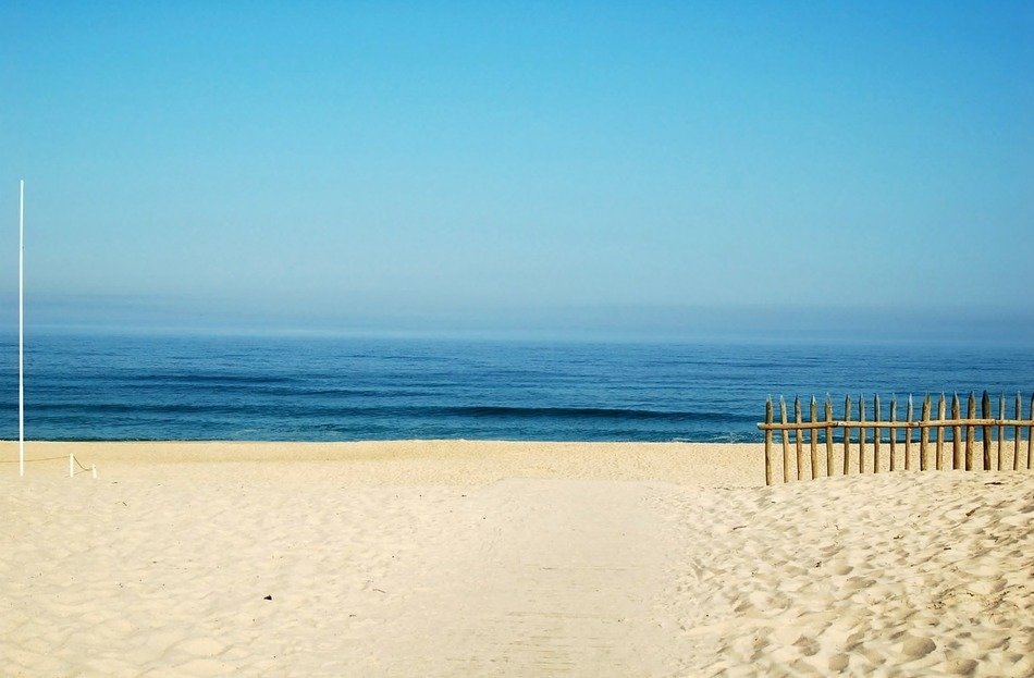 beach quiaios portugal blue