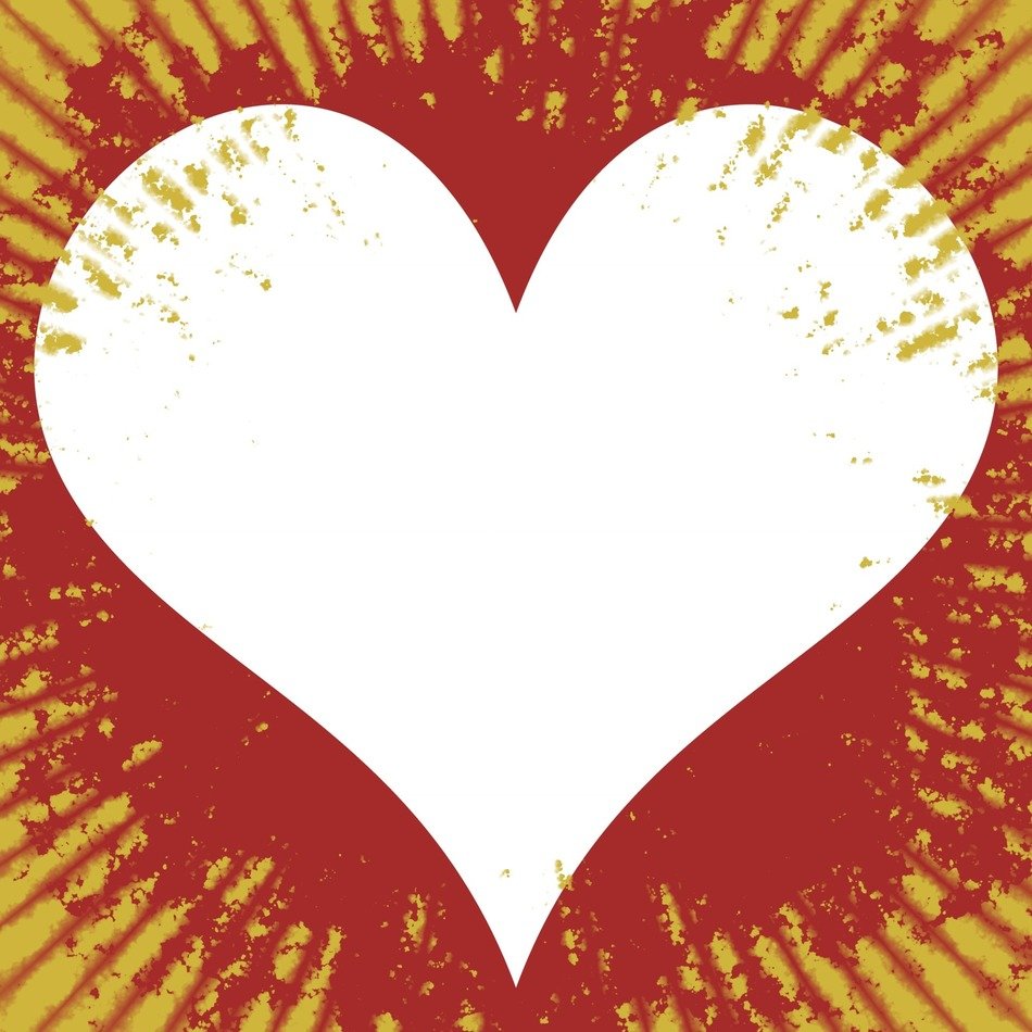 heart grunge image frame love