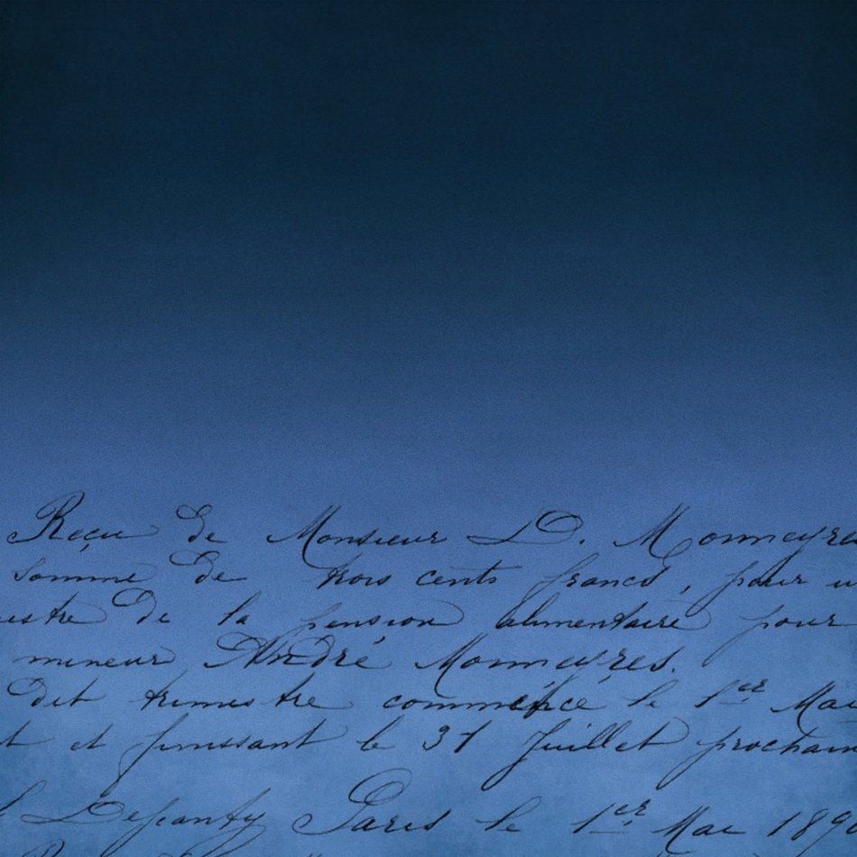 calligraphy background blue vintage