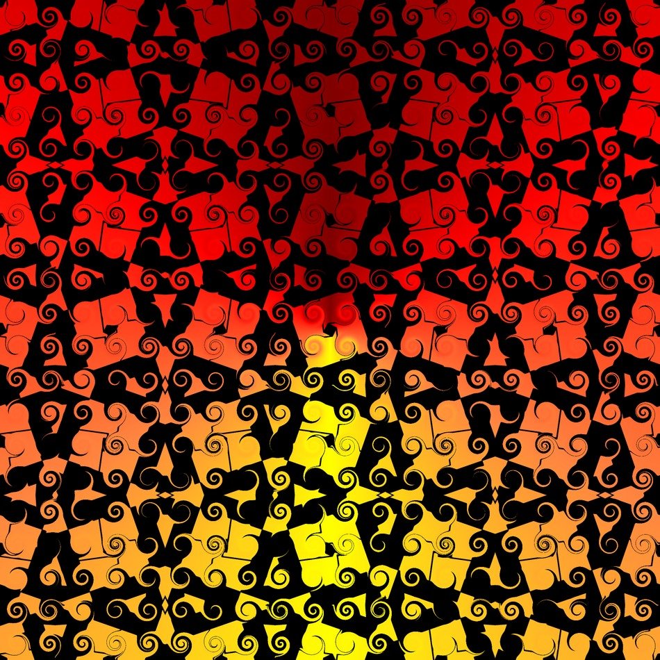 background swirl pattern black red