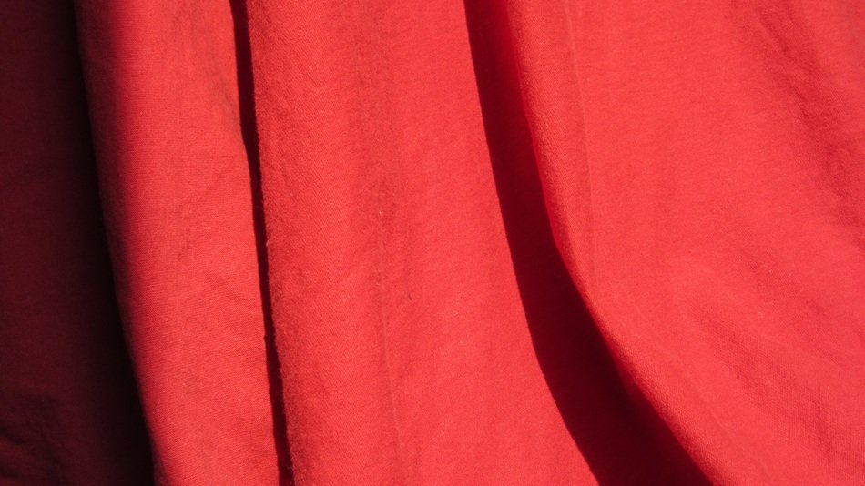 cloth cotton red color bright