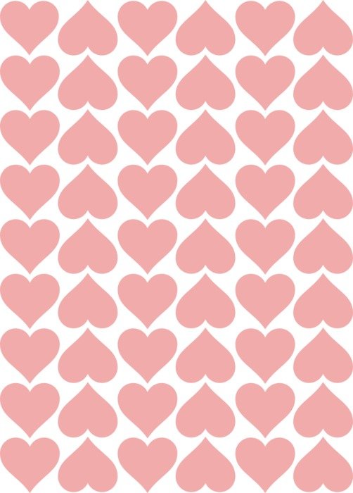 hearts love romance pink tile