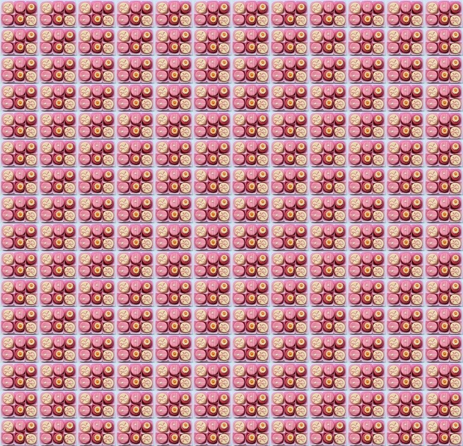 background chocolate leaves
