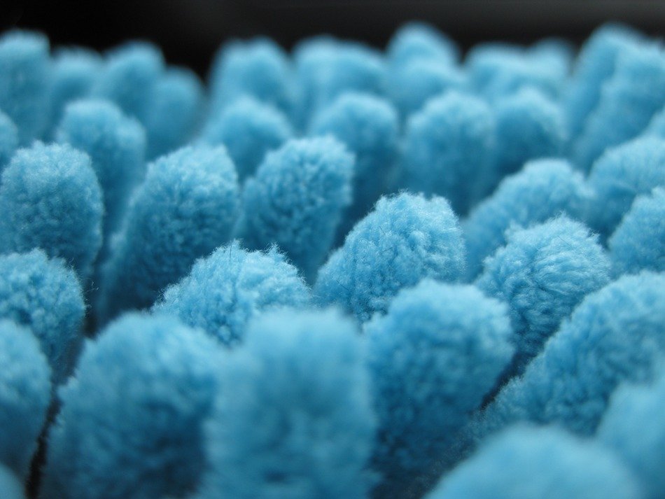 background macro blue sponge clean