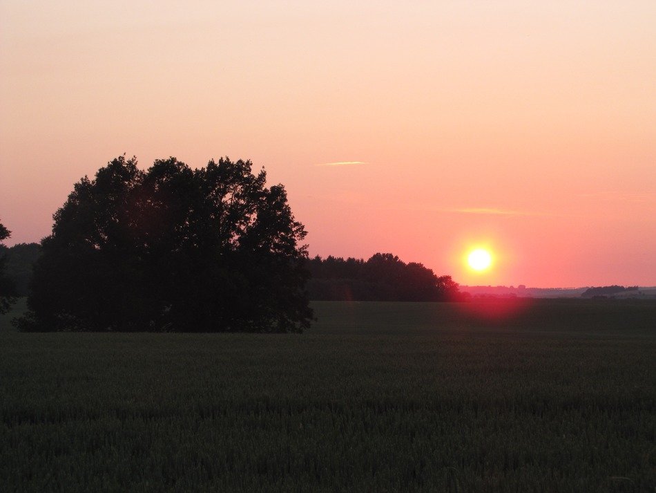sunset afterglow sky rest evening