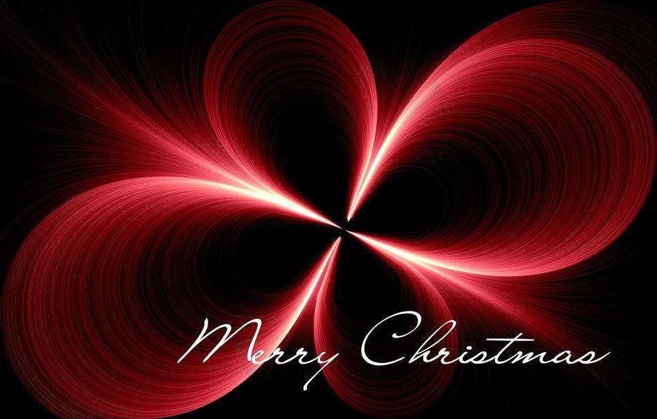 christmas modern star red deco