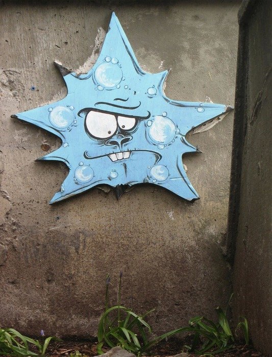 star wall funny design texture