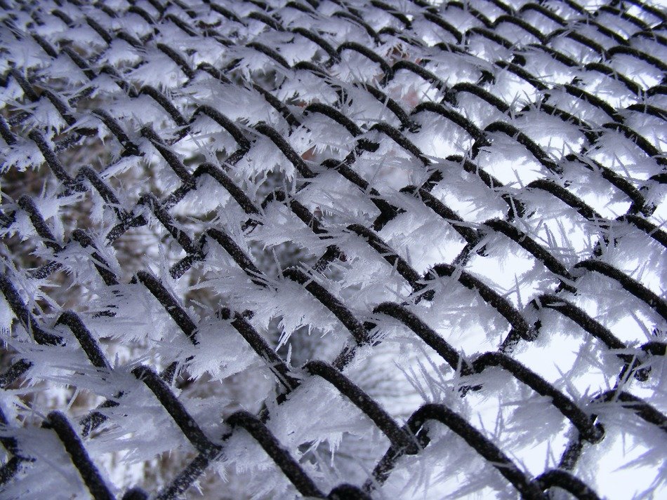 ice crystals frozen frosty frosted