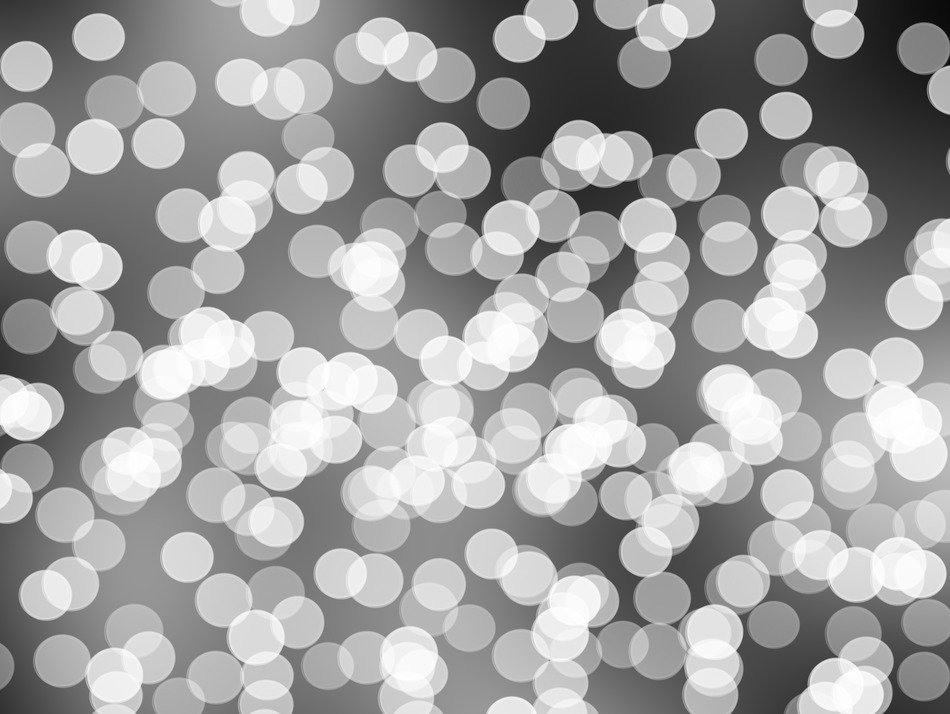 lights black and white dots circles