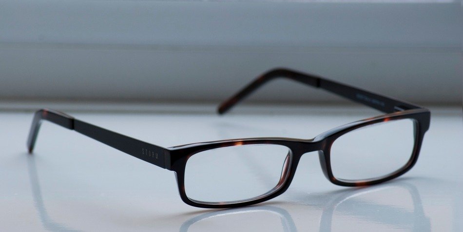 glasses spectacles black frames