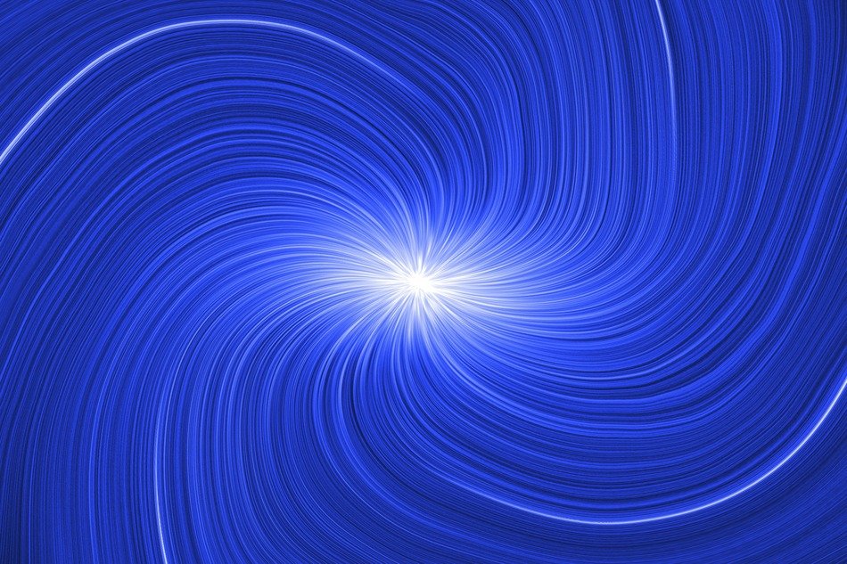 vortex the background blue flash