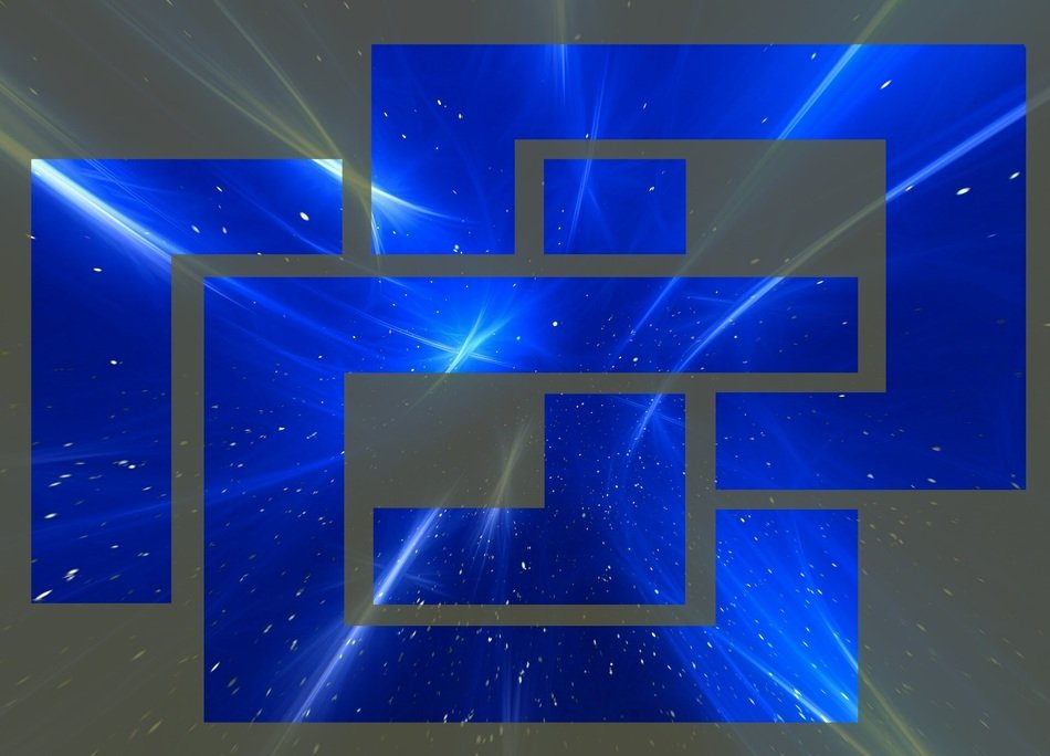 background blue abstract rays