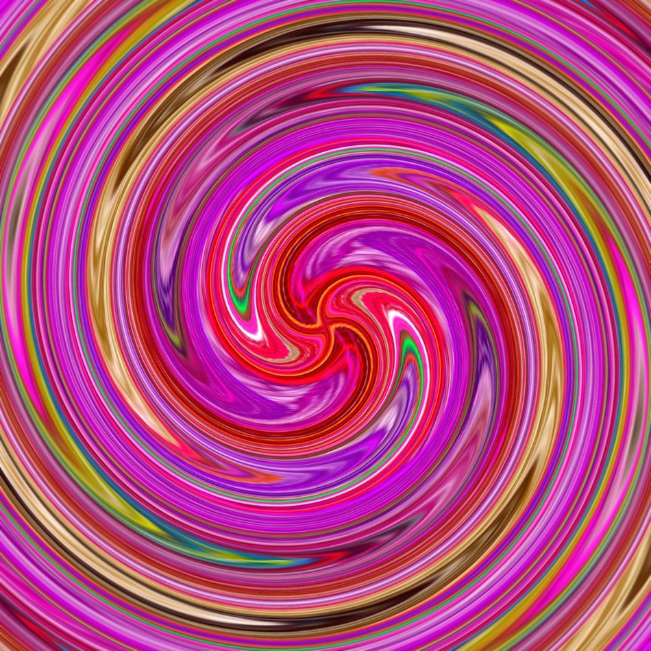 art circular pink shiny plastic