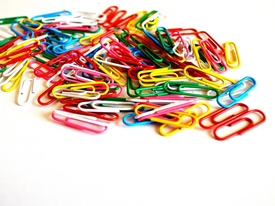paper clips background business
