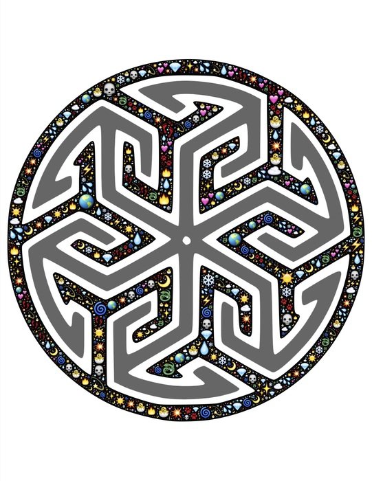 Round religious symbol