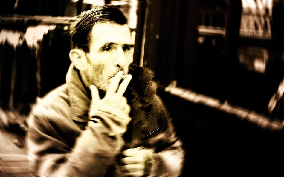 old people light effect cigarettes