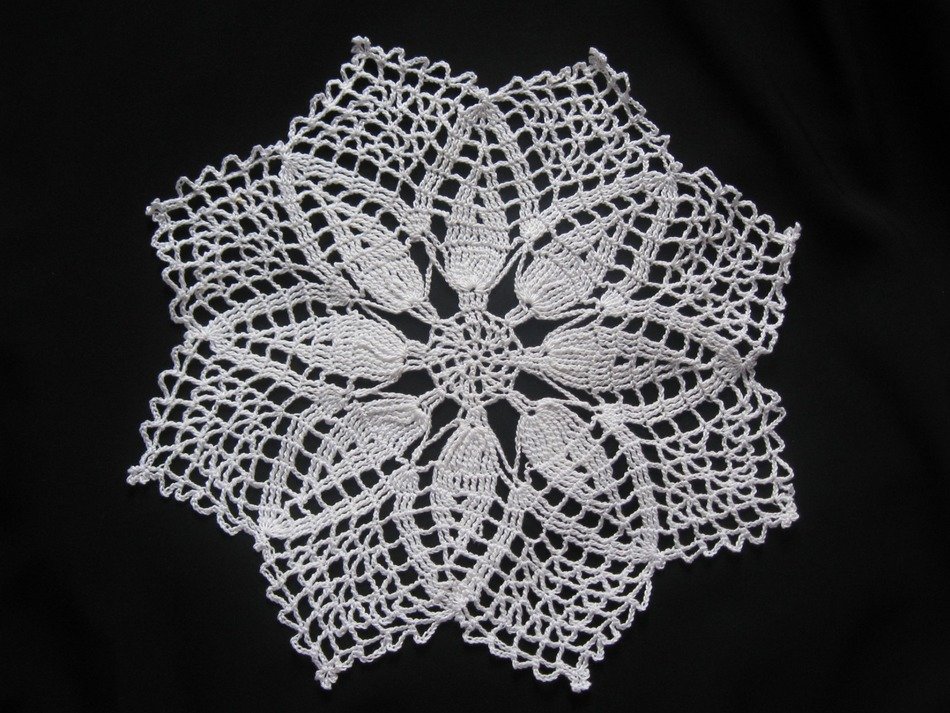 crochet mat textile fiber material
