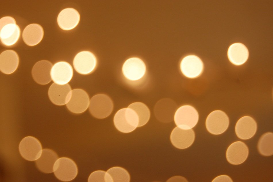 light abstract circles glow