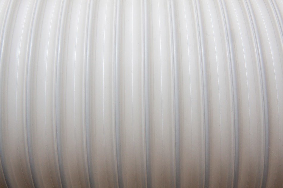 exhaust pipe structure fund plastic