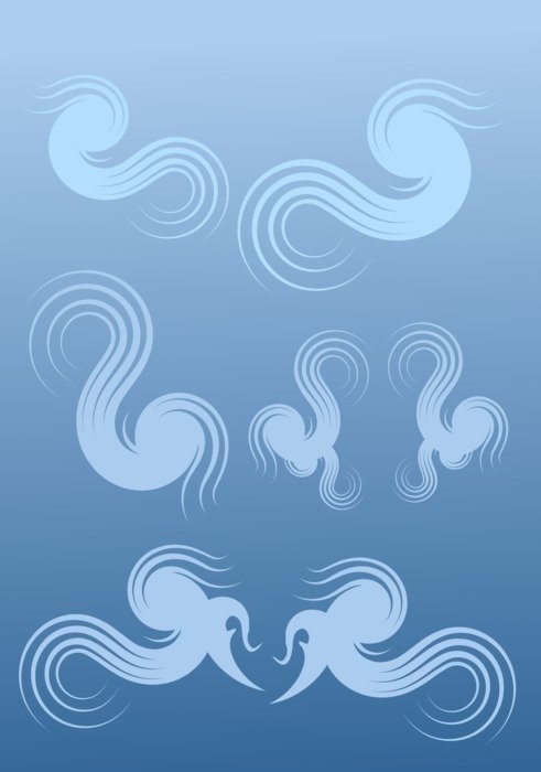 swirls decoration flourish pattern