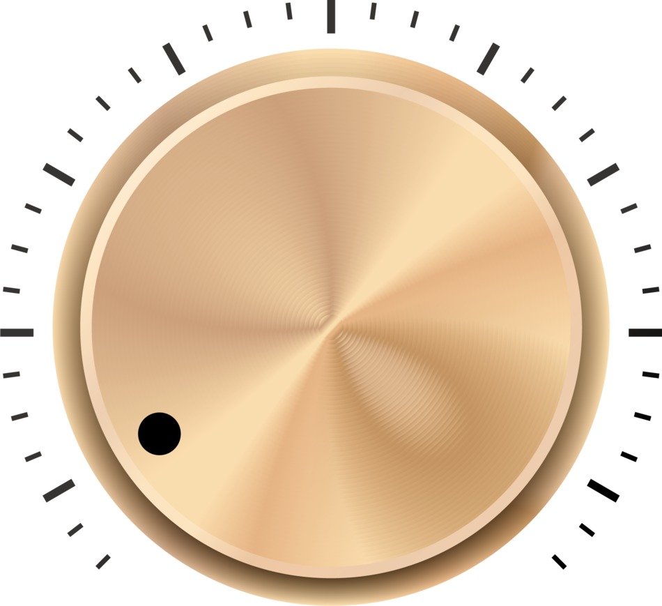 metal texture copper color knob