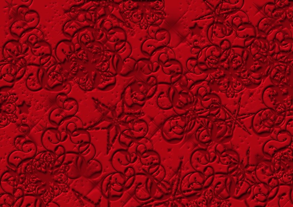 christmas background red star