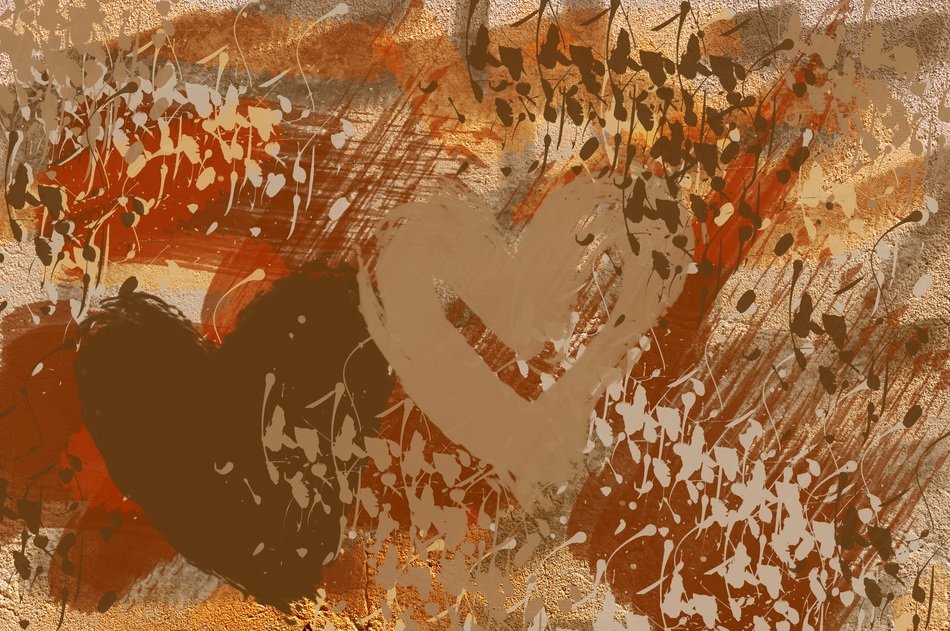 heart abstract background structure