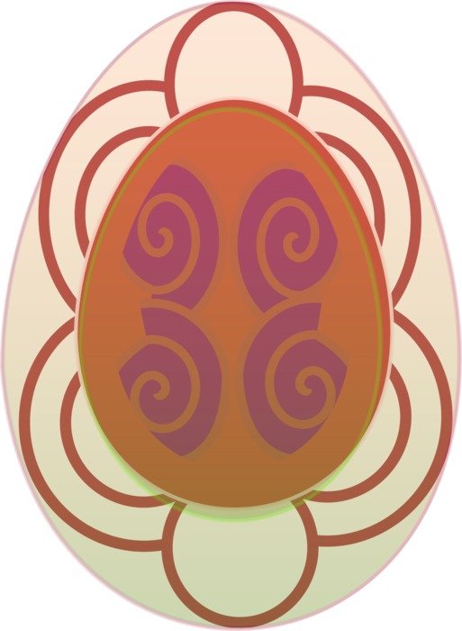 egg pattern easter culture pagan