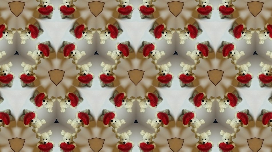 background valentine s day bear