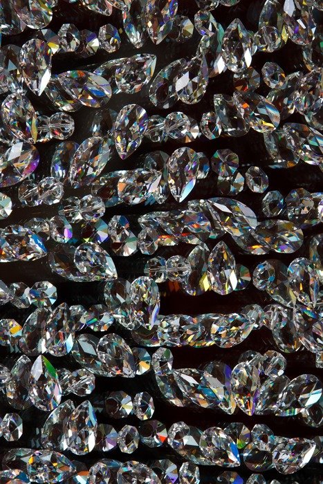 abstract background black crystal