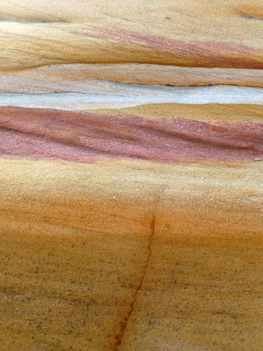 sandstone yellow pink nature