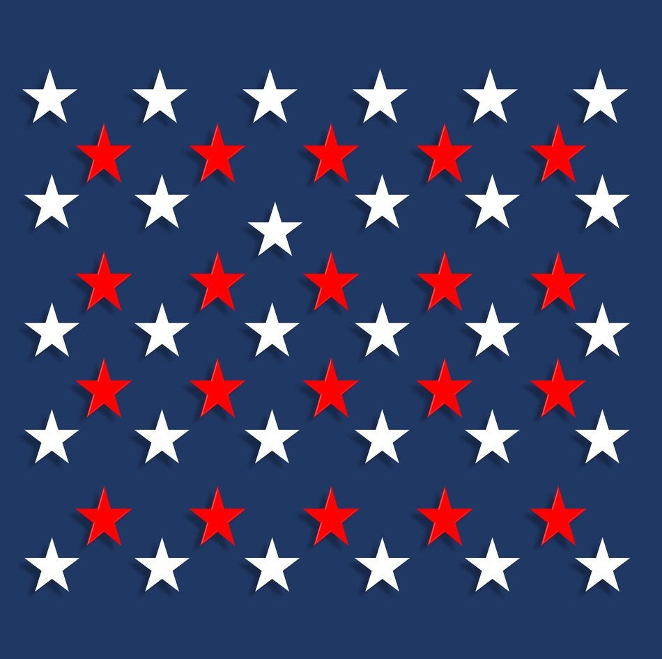 patriotic colors america usa red