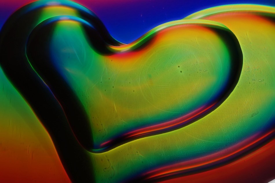 heart background fun water drop