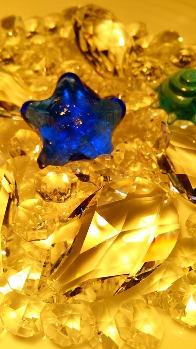 star glass art crystal