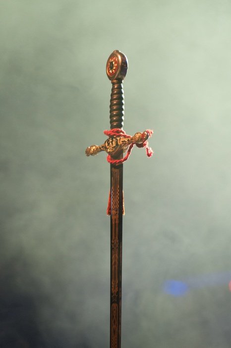 sword smoke background